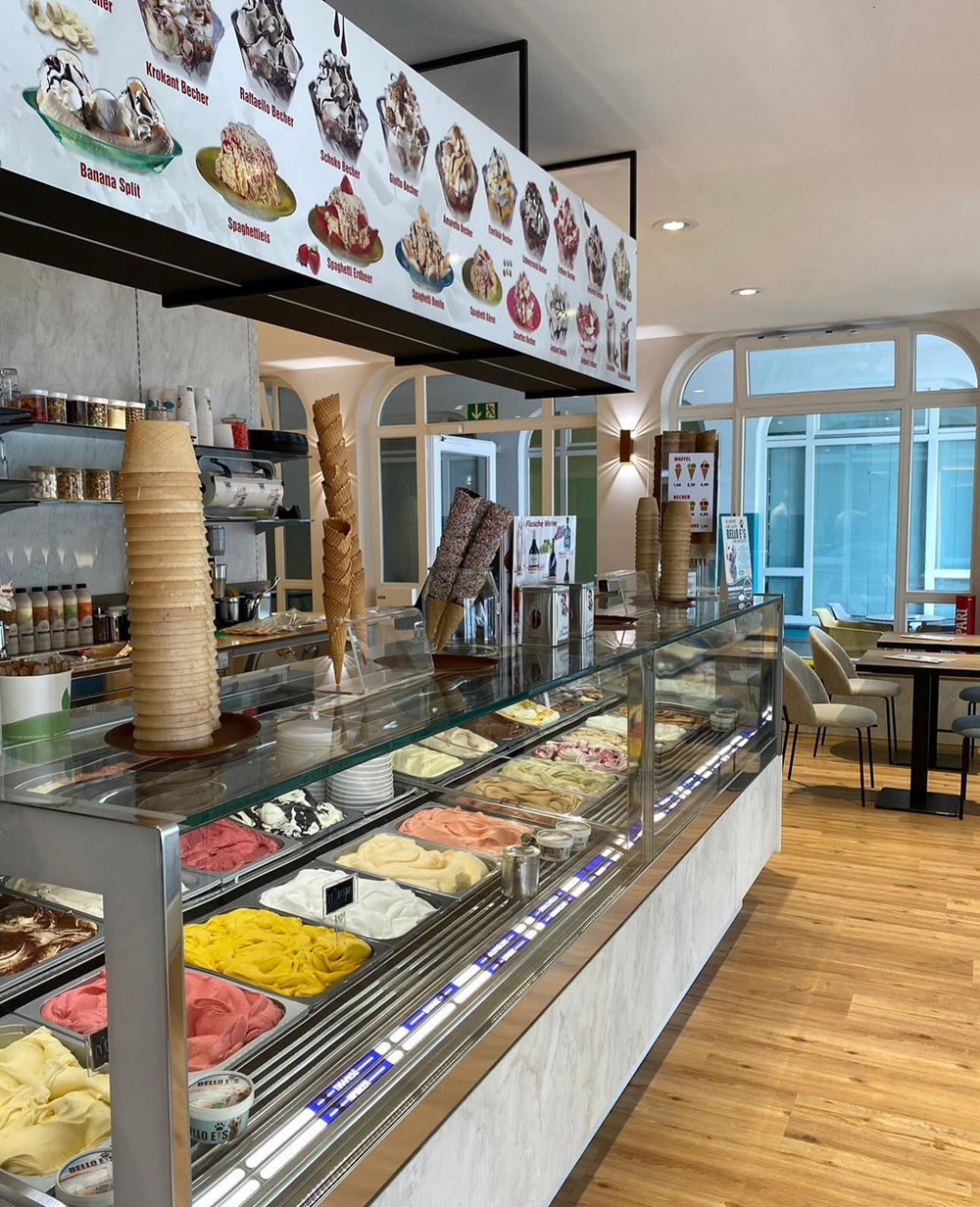 Custom Ice Cream Shop Interior Design Eiscafé Pinocchio