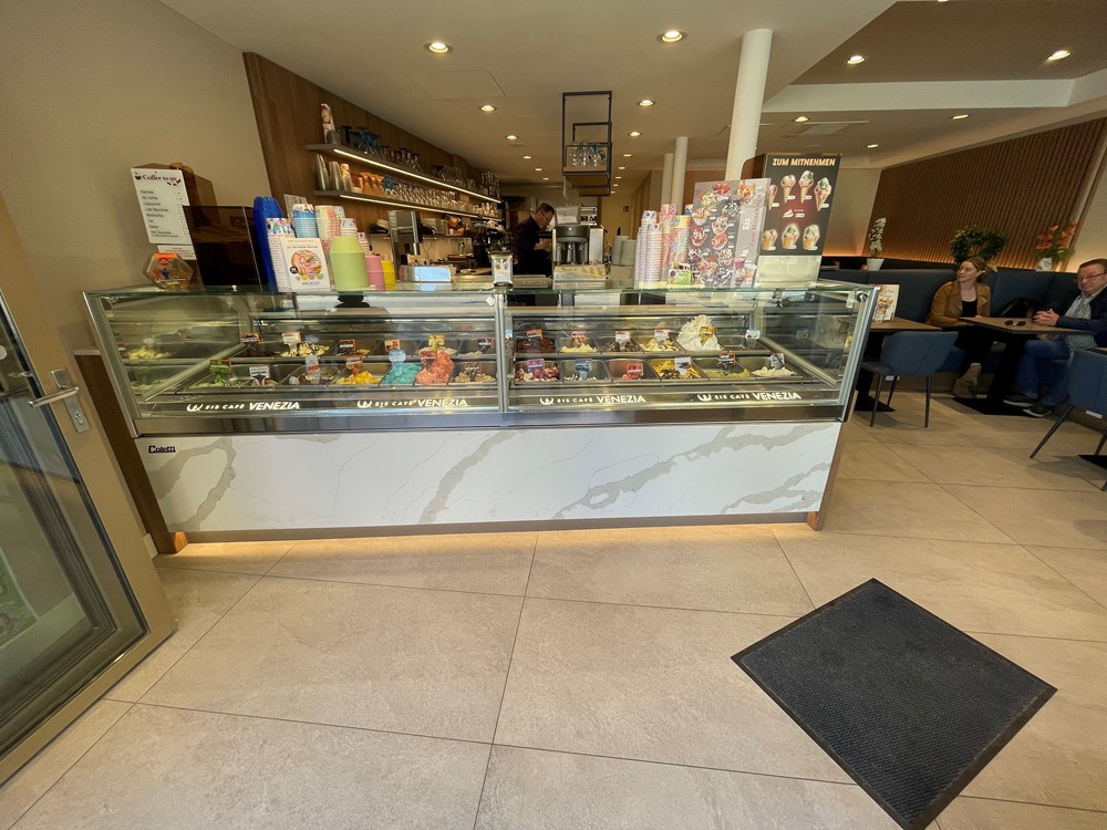 Custom Ice Cream Shop Interior Design Eiscafé Venezia