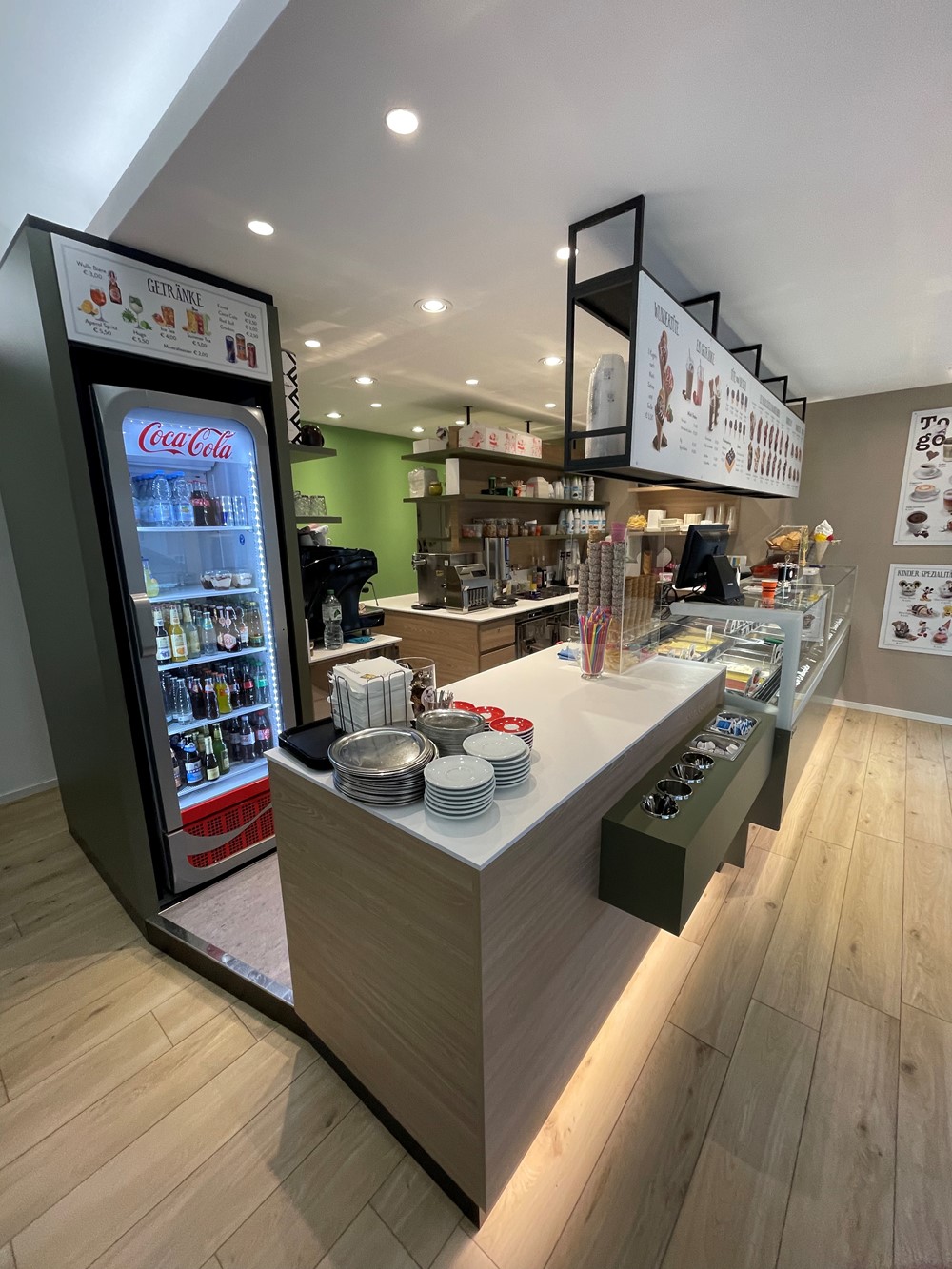 Eleganza su misura e funzionalità al servizio del cliente Eiscafé Gellera